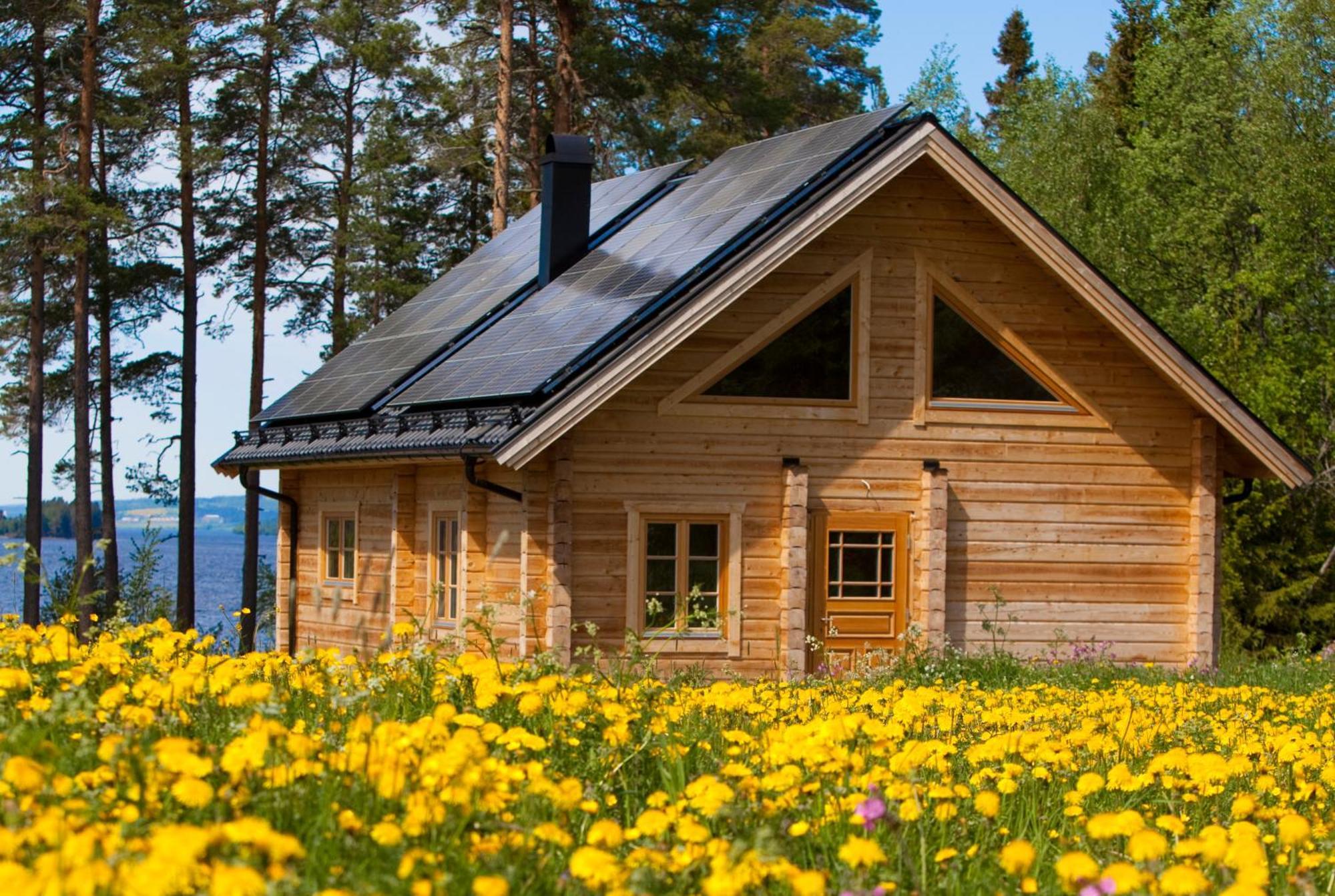 Blockhaus Am See - Komfort Umgeben Von Natur! Nalden Exterior photo